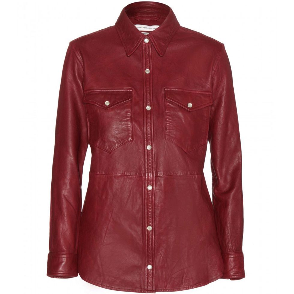 Clothing, Jacket, Product, Collar, Sleeve, Red, Textile, Outerwear, White, Coat, 