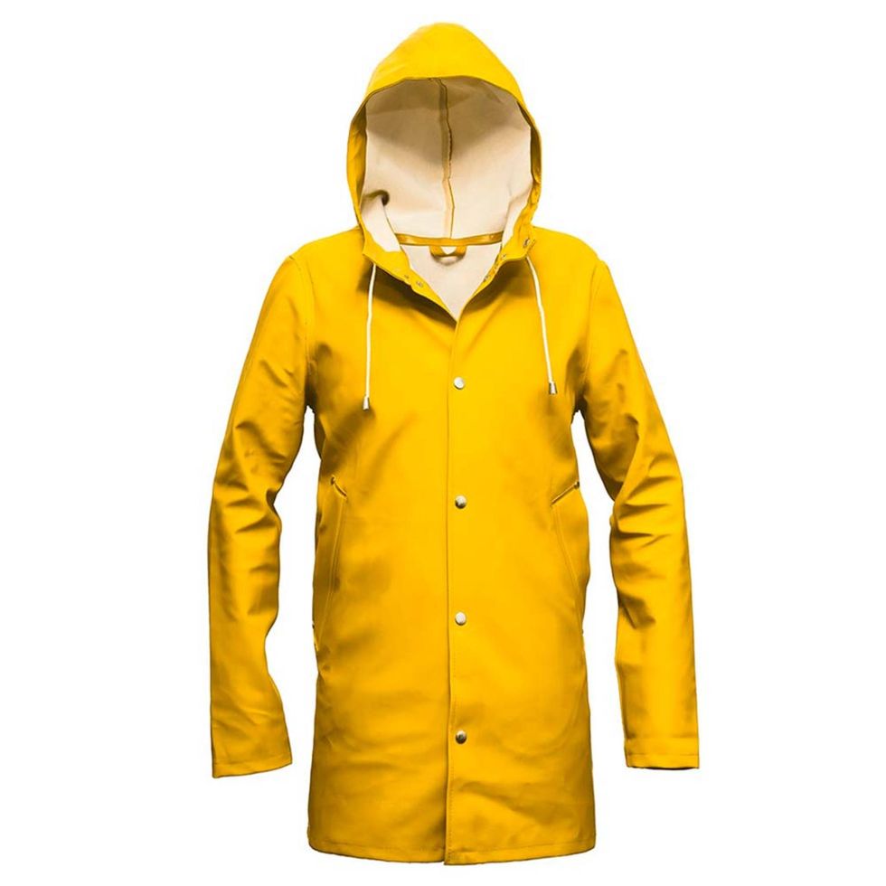 Clothing, Yellow, Sleeve, Jacket, Outerwear, Collar, Orange, Sweatshirt, Personal protective equipment, Zipper, 