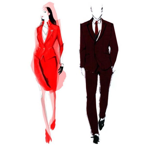 Sleeve, Collar, Shoulder, Red, Standing, Joint, Fashion illustration, Style, Blazer, Carmine, 