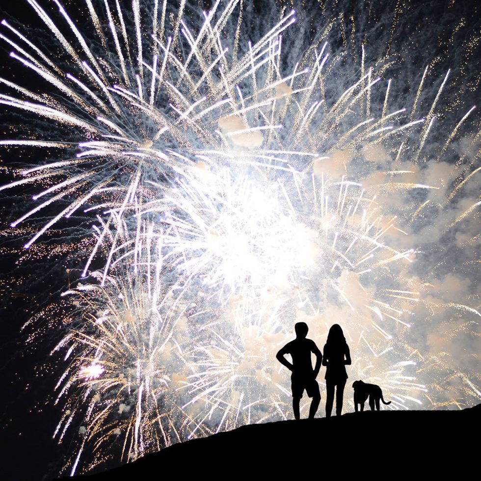 Event, Fireworks, Darkness, Midnight, World, Holiday, Ceremony, Silhouette, Festival, New year's eve, 