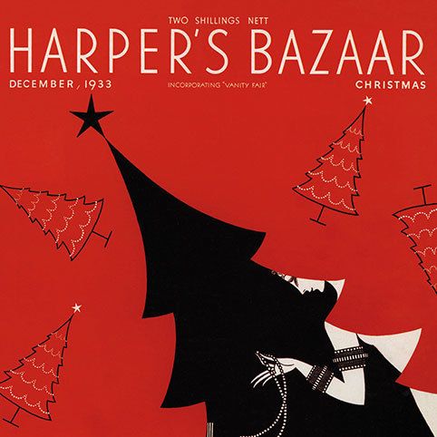 V&A Museum Collaborates With Harper's Bazaar On Christmas Cards