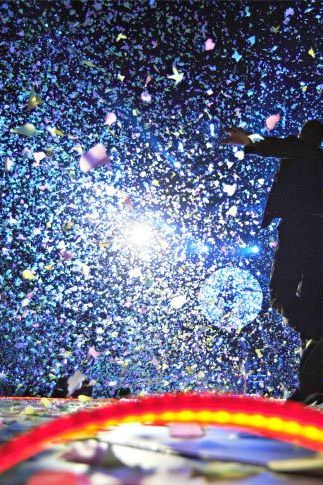 ...serenade the New Year with Coldplay and Jay-Z