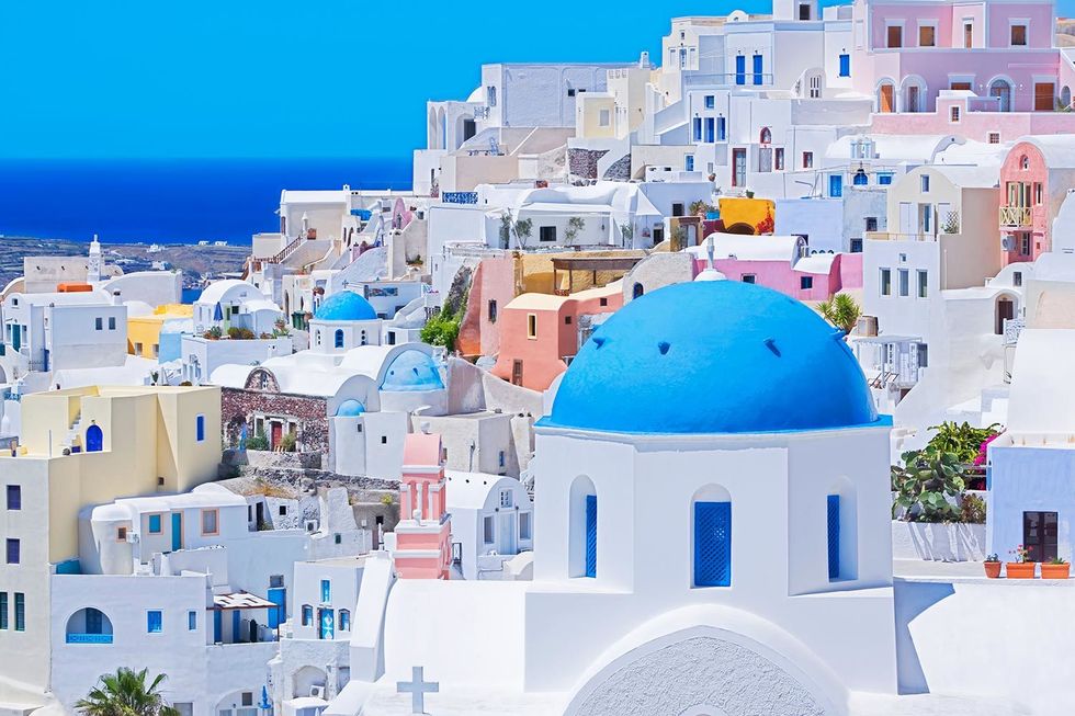 Best for views: Santorini 