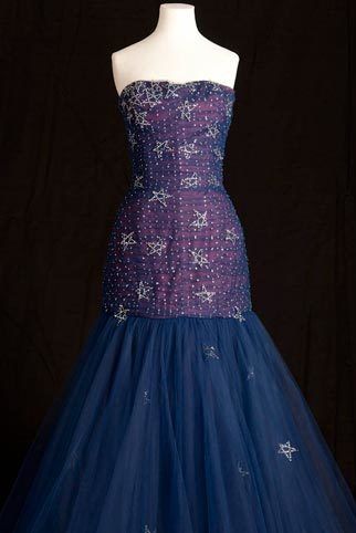 Clothing, Blue, Dress, Textile, One-piece garment, Formal wear, Style, Electric blue, Gown, Purple, 