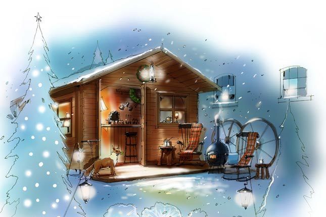 The York & Albany Winter Cabin
