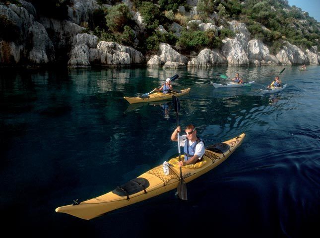 Sea-kayak in Turkey