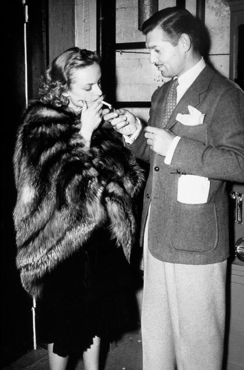 Clark Gable and Carole Lombard 
