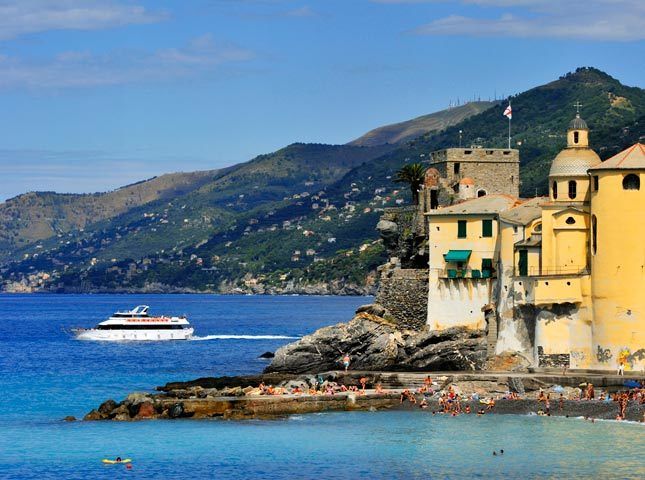 Camogli, Ligurian coast, Italy by Rupert Sanderson