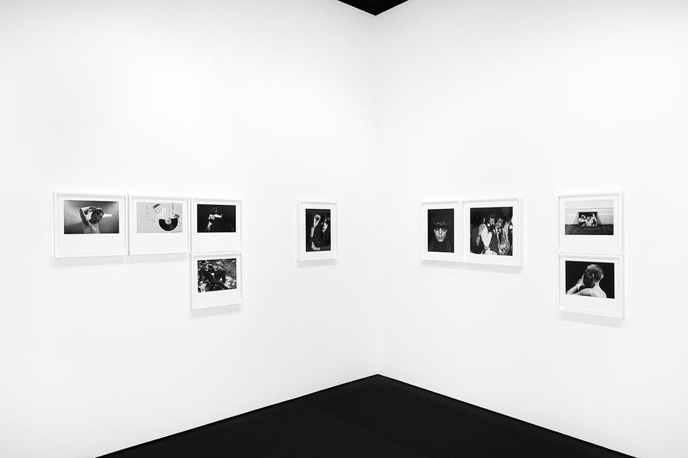 Wall, Monochrome photography, Style, Black-and-white, Monochrome, Collection, Art gallery, Exhibition, Art exhibition, Rectangle, 