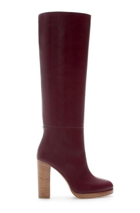 Knee-high boots including Zara, Topshop and Chloe