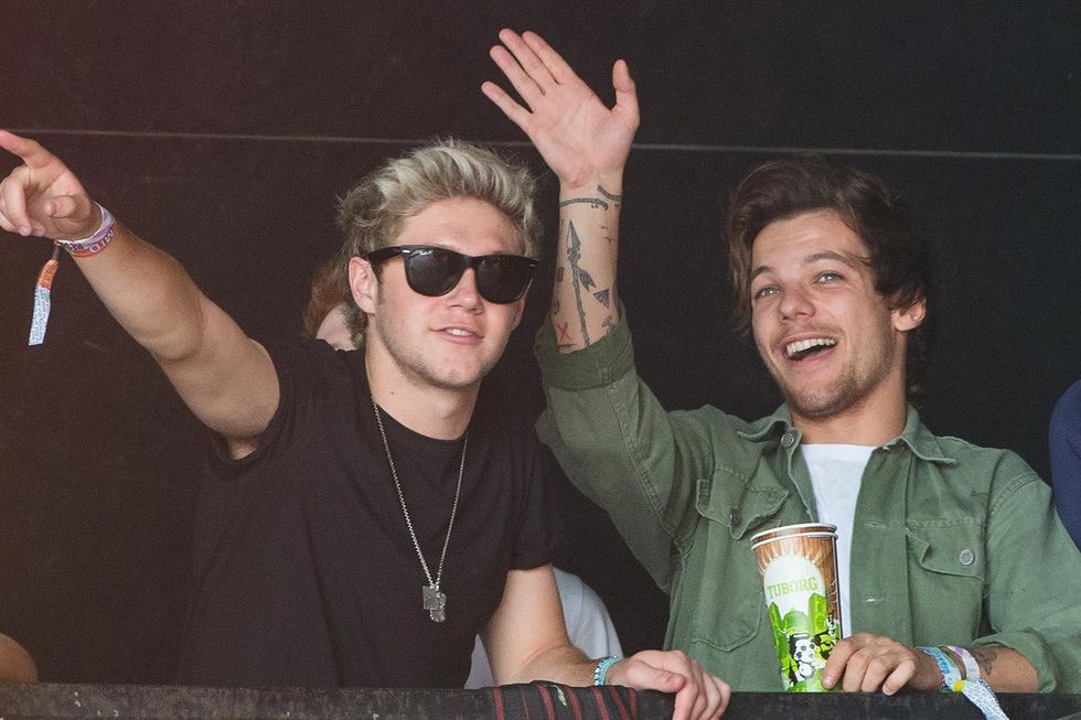Niall Horan and Louis Tomlinson