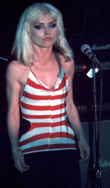On stage with Blondie