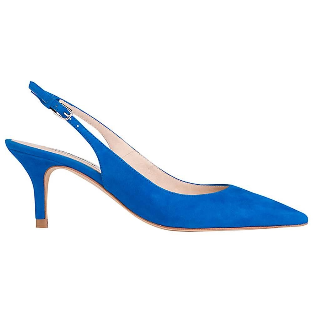 cobalt blue slingback shoes