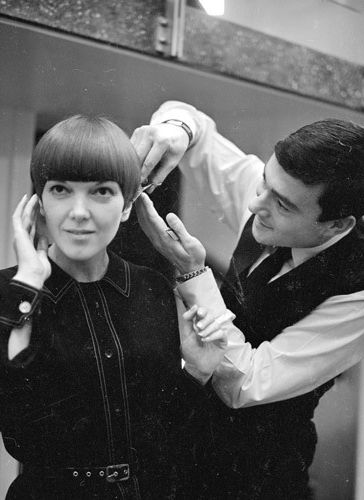 Hairstyle, Style, Bangs, Gesture, Monochrome, Tie, Bowl cut, Personal grooming, Makeover, Crew cut, 