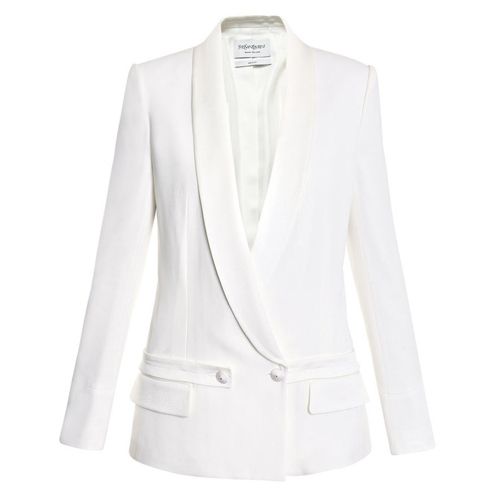 Clothing, Product, Collar, Sleeve, Textile, Coat, Outerwear, White, Blazer, Fashion, 