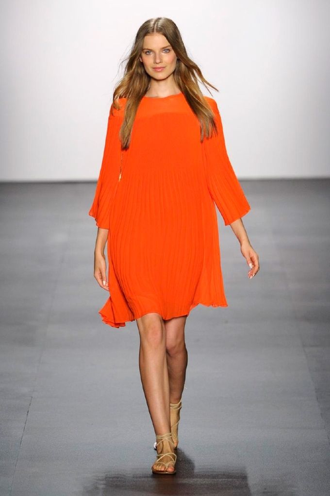 Clothing, Sleeve, Human leg, Dress, Shoulder, Joint, One-piece garment, Orange, Style, Amber, 