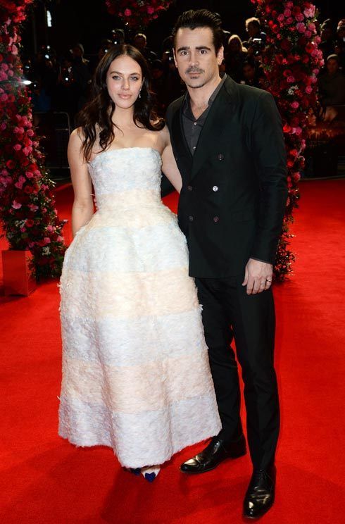 Colin Farrell and Jessica Brown Findlay