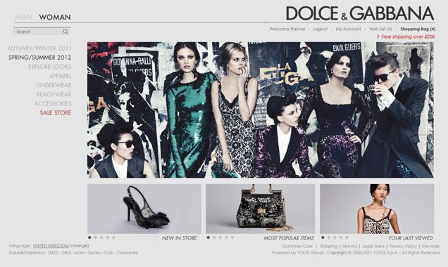 dolce and gabbana official website