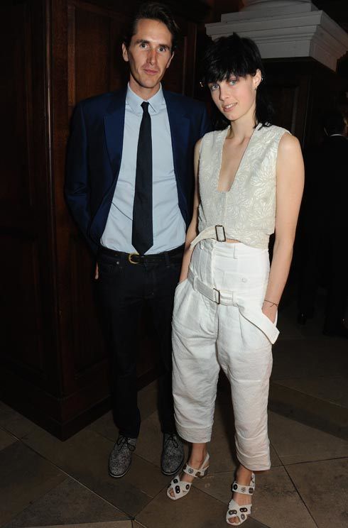 Edie Campbell and Otis Ferry