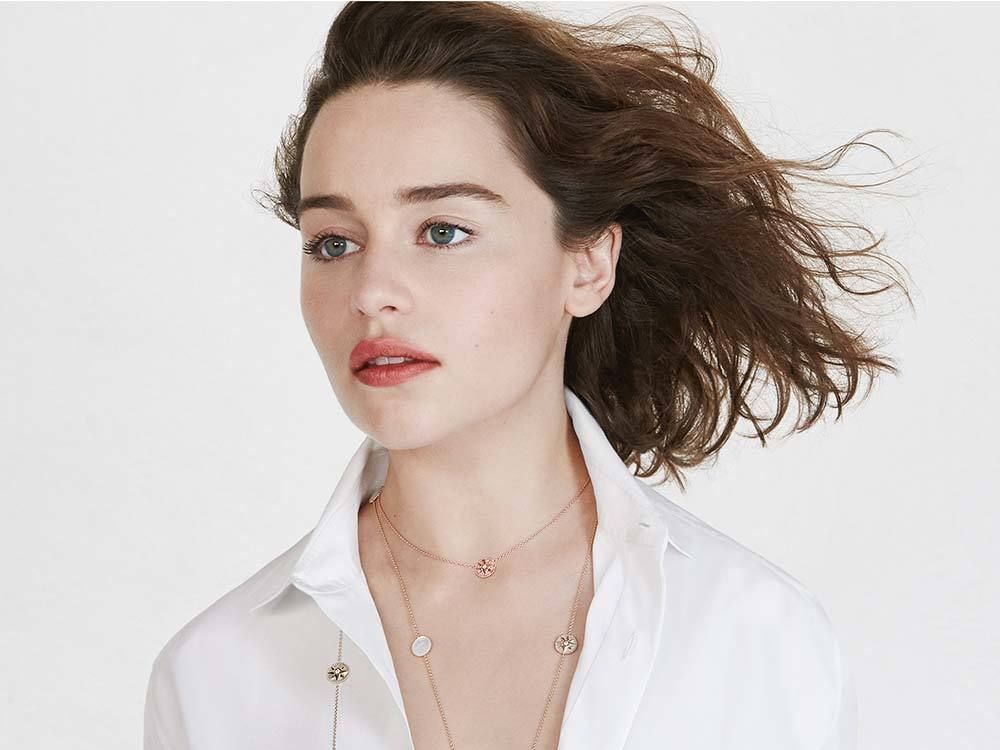 Emilia Clarke – the New Face of Rose des Vents Collection by Dior