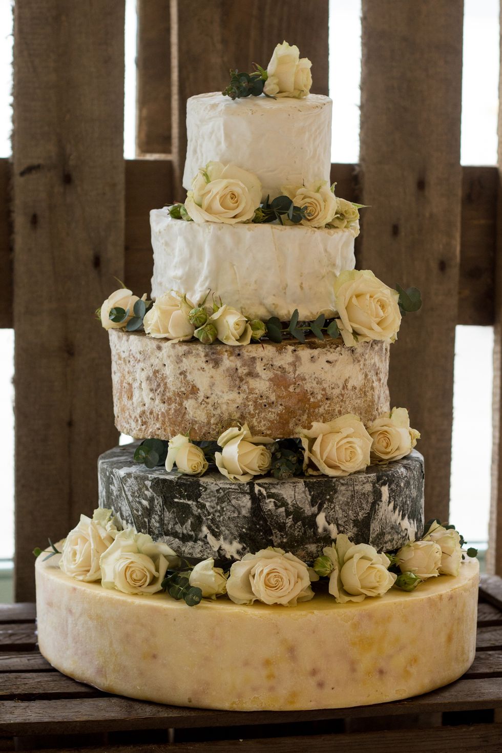 Cheese Wedding Cake from The Fine Cheese Co