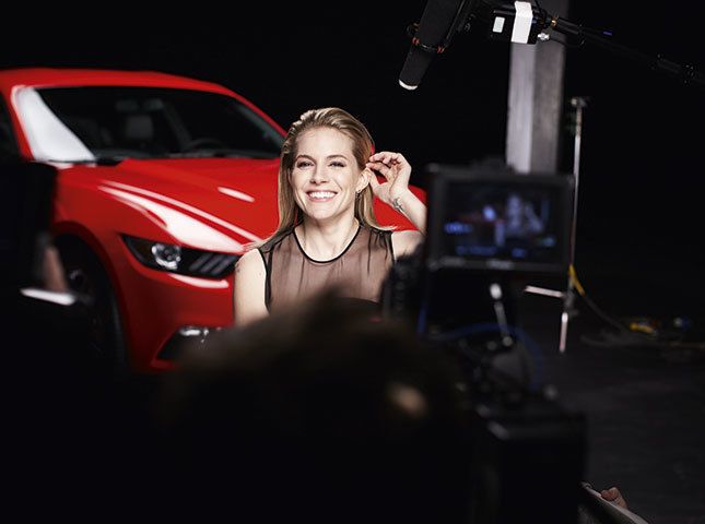 Sienna Miller For Ford Mustang