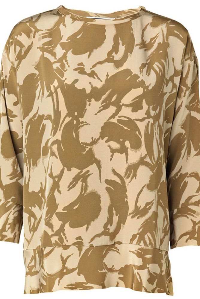 Brown, Yellow, Product, Green, Sleeve, Pattern, Collar, Camouflage, Khaki, Turquoise, 