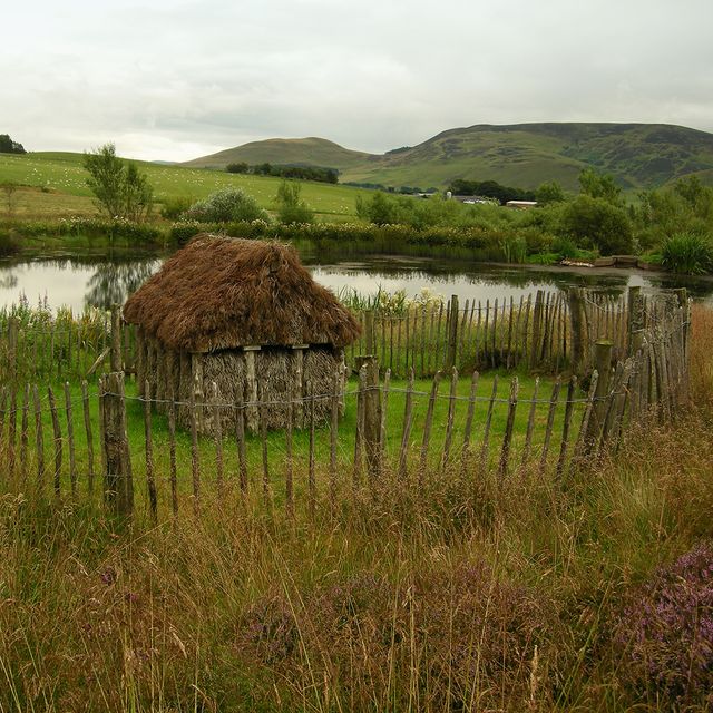 Highland, Natural landscape, Rural area, Hill, Land lot, Agriculture, Grassland, Farm, Field, Grass family, 