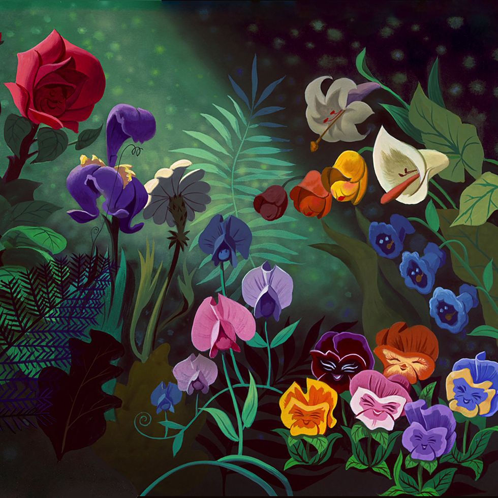 Organism, Petal, Flower, Art, Purple, Flowering plant, Paint, Illustration, Art paint, Violet, 