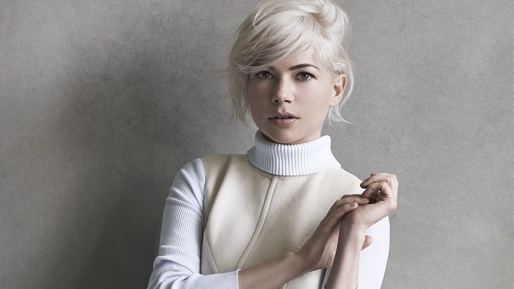 Michelle Williams' Louis Vuitton Fall 2014 Leather Dress