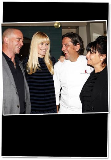 Claudia Schiffer dinner party