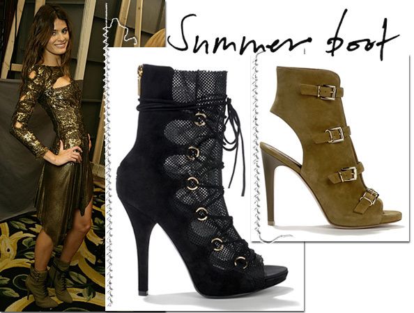 Summer ankle boots