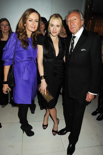 Kate Winslet and Lancome pre BAFTA party