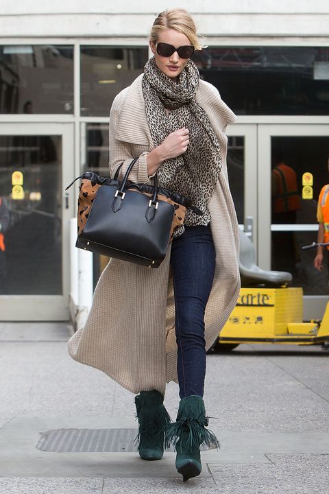 Rosie Huntington-Whiteley street style