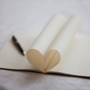 Stationery, Writing implement, Office supplies, Paper product, Paper, Material property, Book, Publication, Heart, Notebook, 