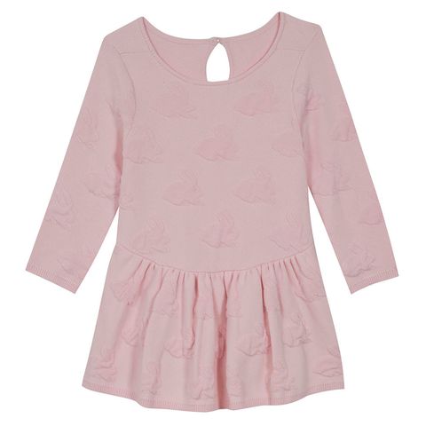 Product, Sleeve, Textile, Pattern, White, Collar, Pink, Peach, Fashion, Baby & toddler clothing, 