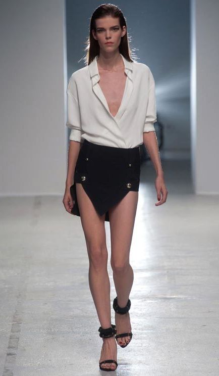Anthony Vaccarello spring/summer 14 