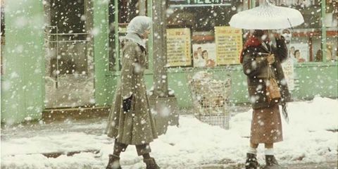 Winter, Snow, Umbrella, Rain and snow mixed, Freezing, Rain, Boot, Precipitation, Winter storm, Street fashion, 