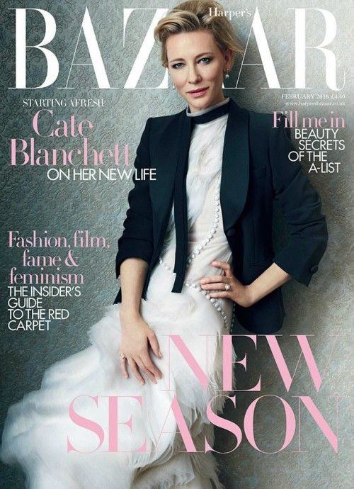 Cate Blanchett for Harper's Bazaar February issue