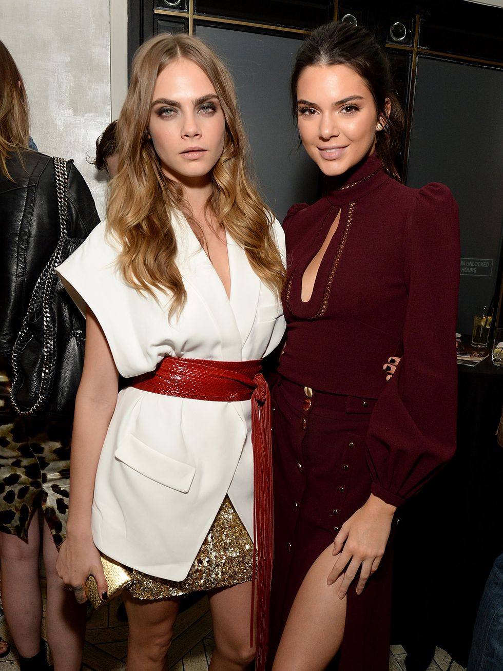 Cara Delevingne and Kendall Jenner waxworks at Madame Tussauds