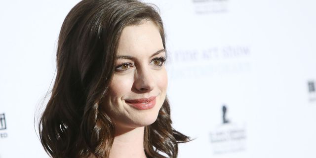 Anne Hathaway at the LA Art Show