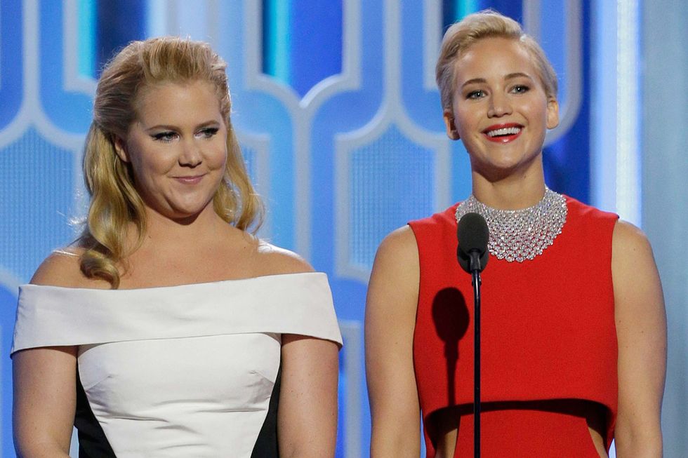Amy Schumer and Jennifer Lawrence
