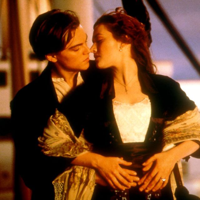 Jack and Rose in Titanic - Kate Winslet and Leonardo DiCaprio
