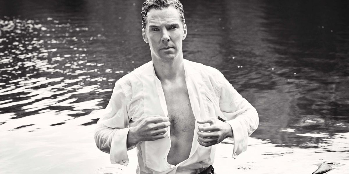 Benedict Cumberbatch gives up clothes for cancer