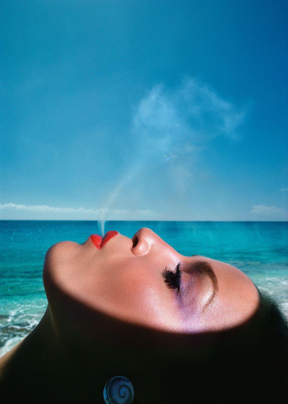 Jerry Hall, Saint Martin, French West Indies, 1975 © HIRO