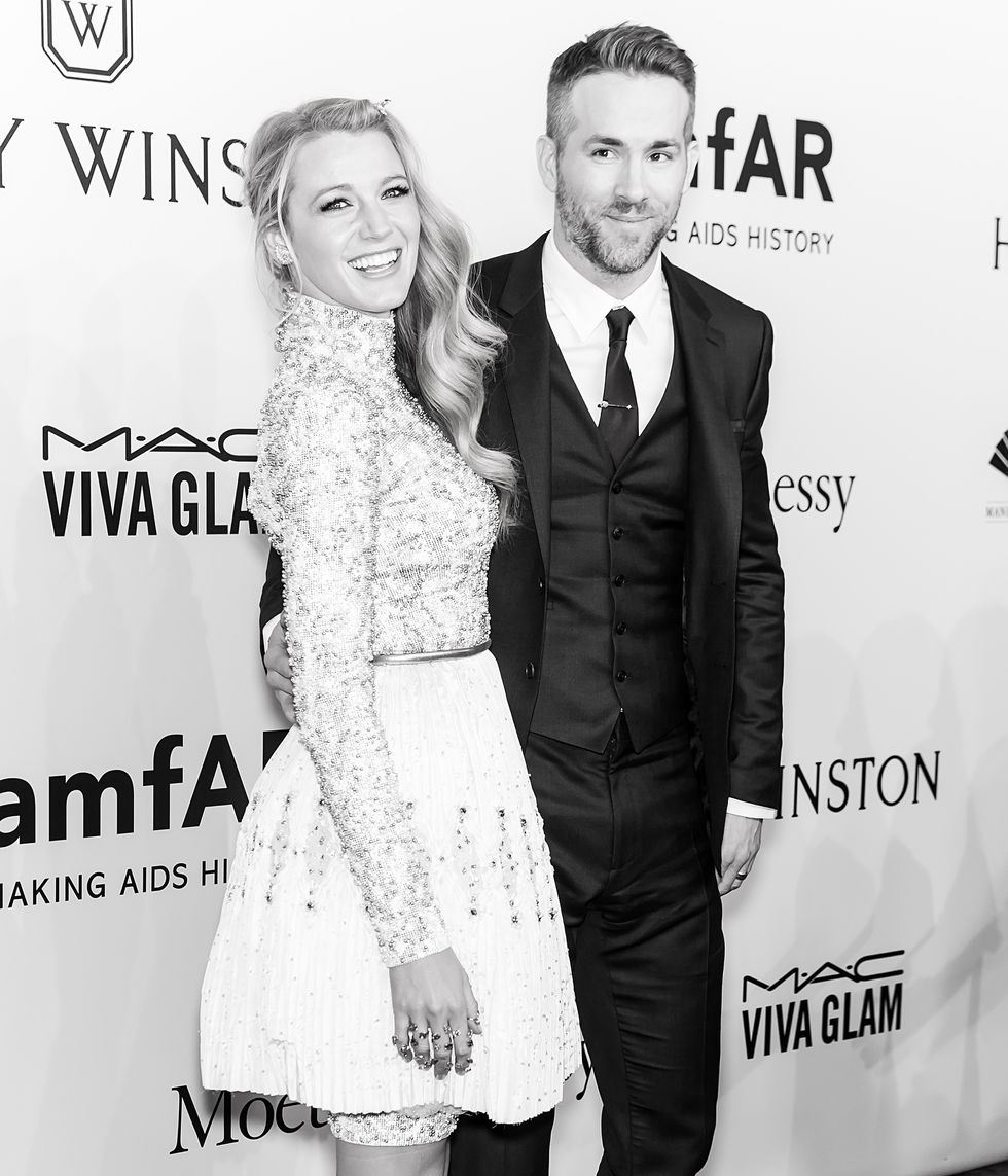 Blake Lively and Ryan Reynolds at the amfAR New York Gala 2016