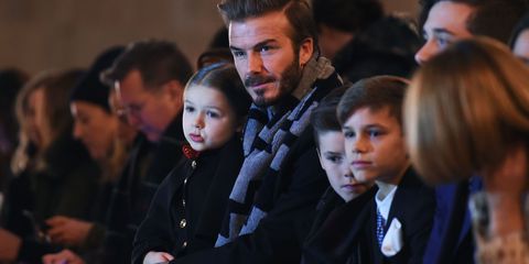 David and Harper Beckham