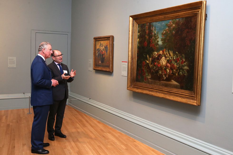 prince charles becomes patron of the national gallery - delacroix exhibition