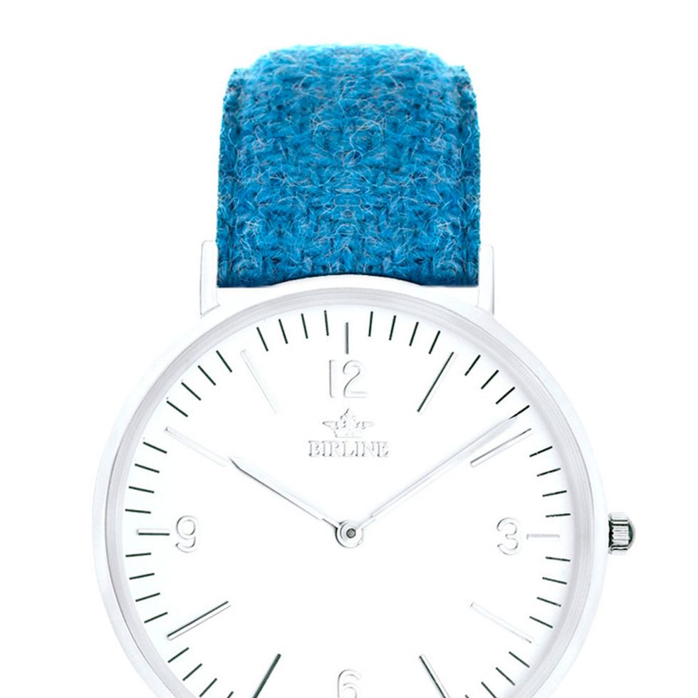 Blue, Product, Watch, Analog watch, Photograph, White, Aqua, Fashion accessory, Watch accessory, Font, 