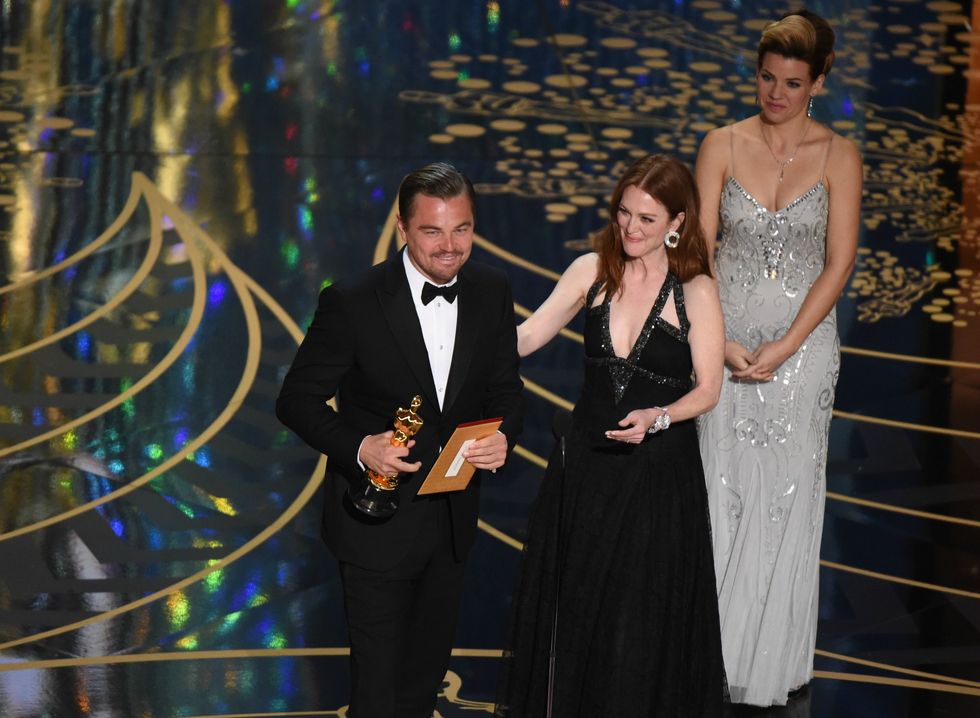 Leonardo DiCaprio Oscar win